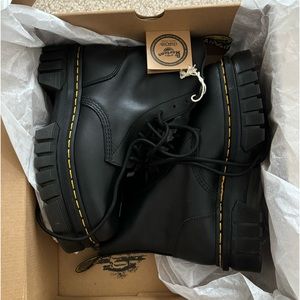 Dr. Martens Black Audrick 8-Eye Boots